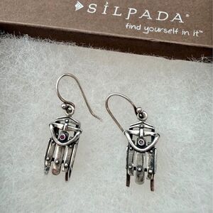 Silpada Sled Charm Earrings